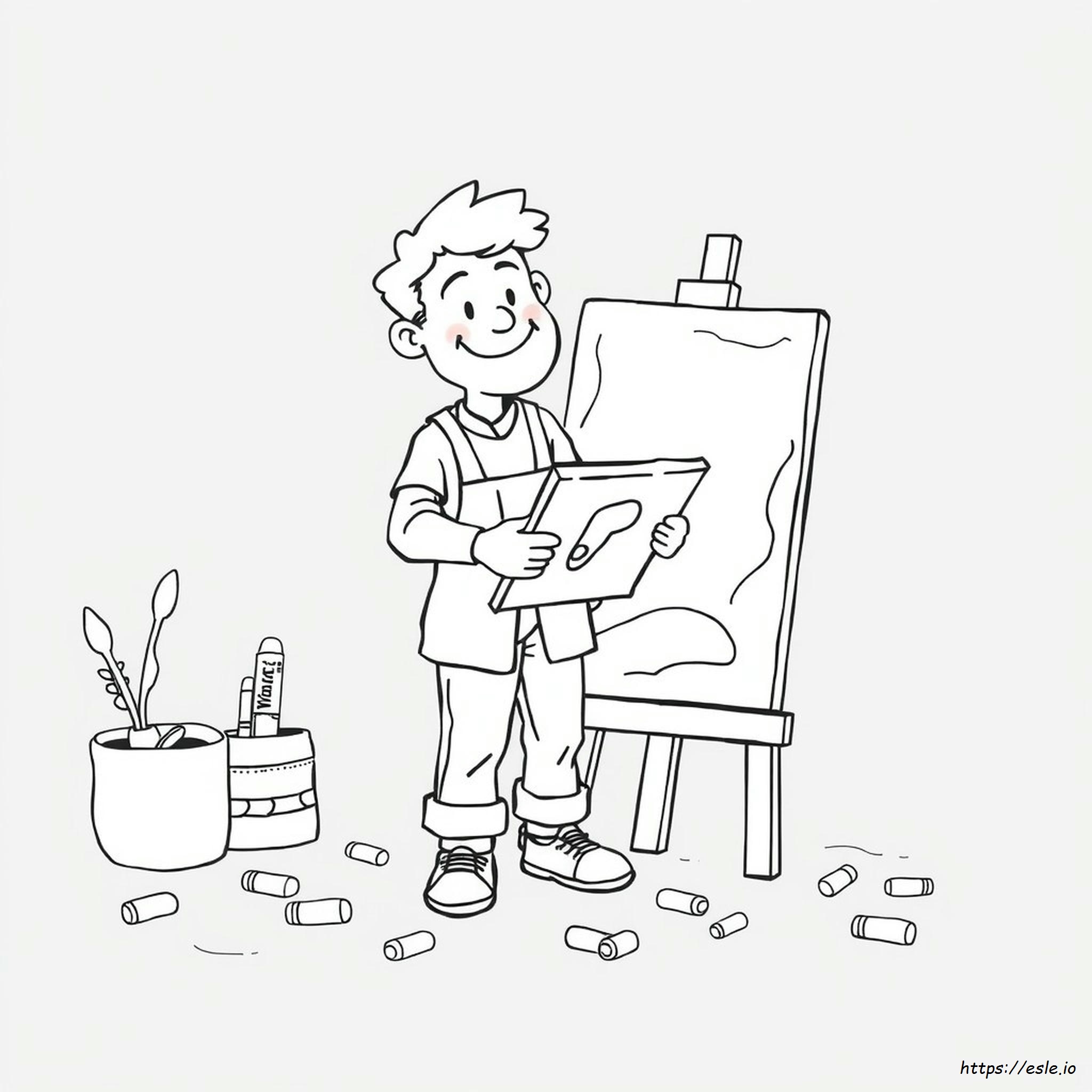 Chalk Style Coloring Pages