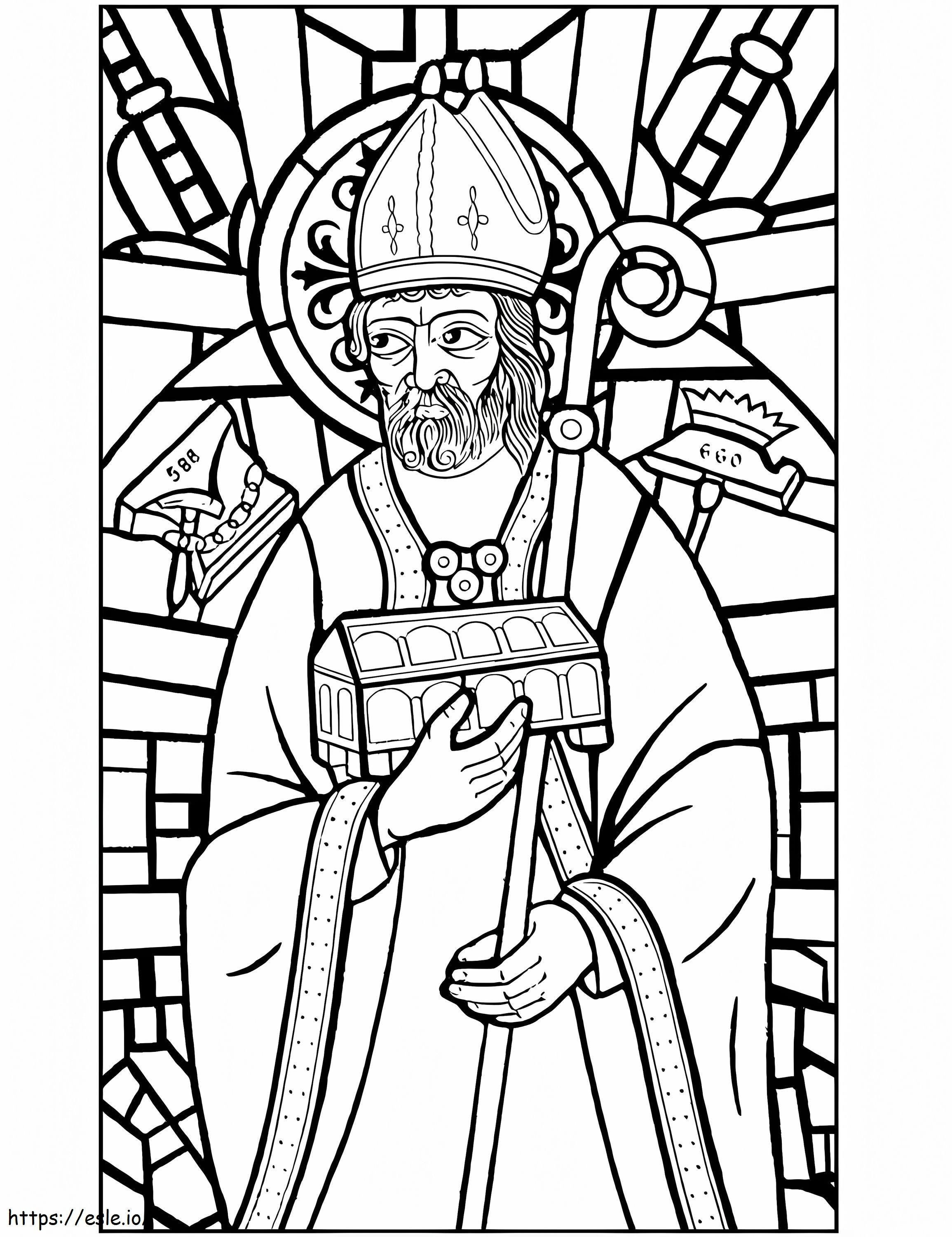 Stained Glass 5 coloring page