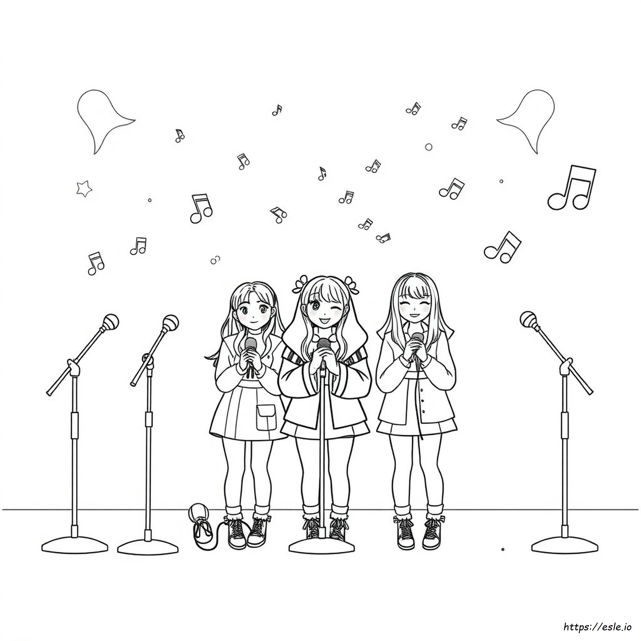 Süße Blackpink Ausmalbilder