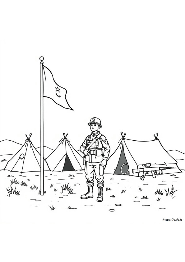 Krieg Malvorlagen
