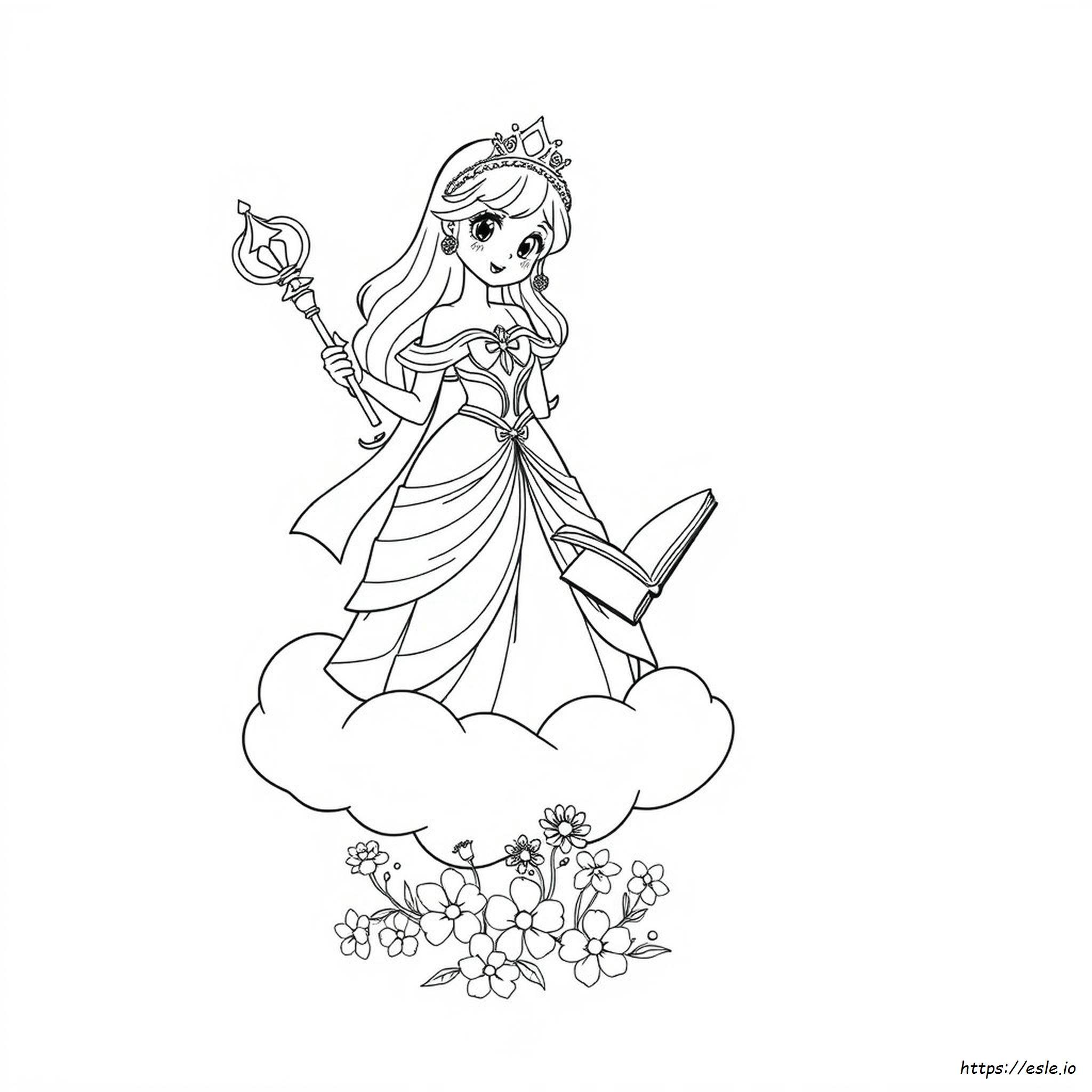 Anime Princess Coloring Pages