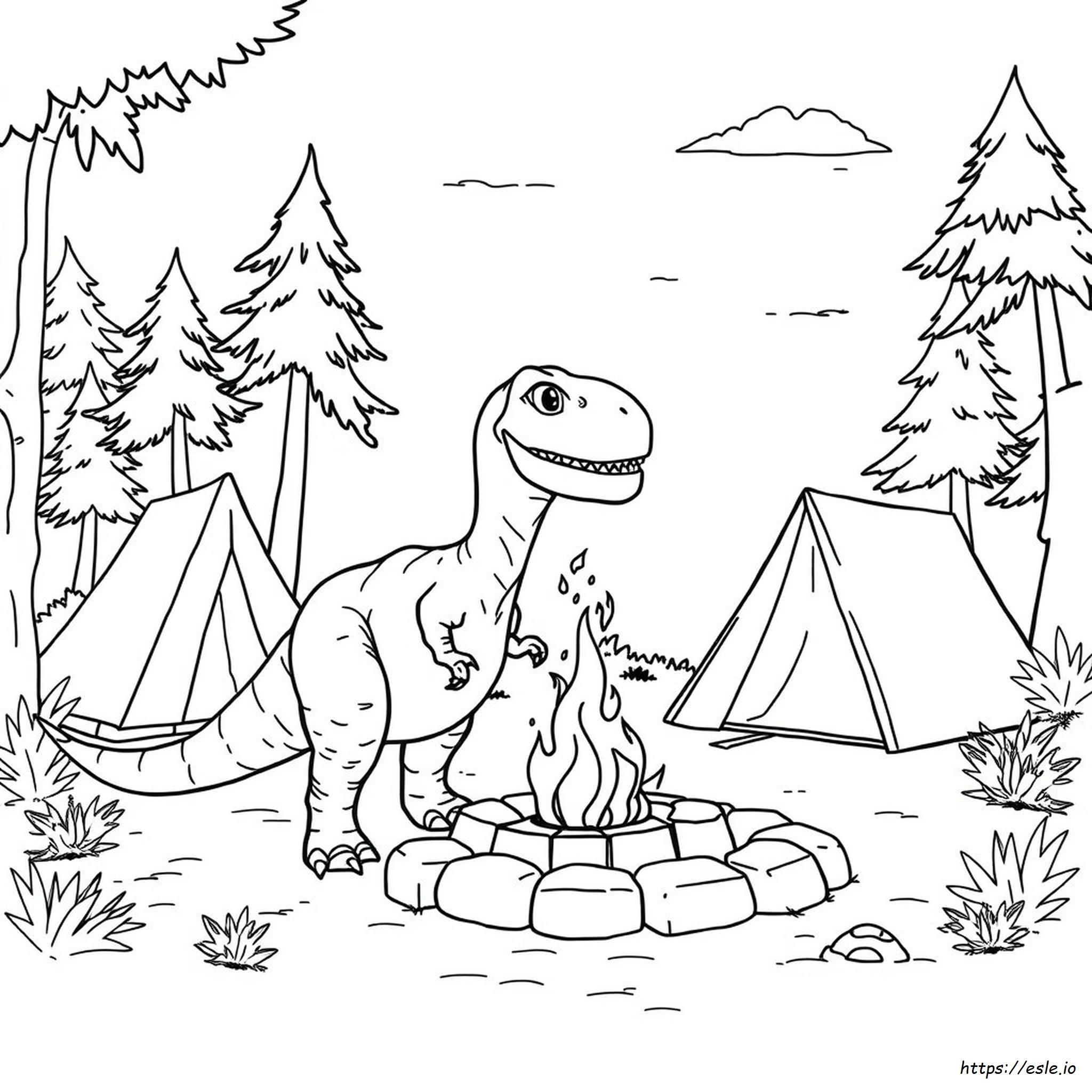 Dinosaurus Jurassic World Kamp Krijt Kleurplaten kleurplaat
