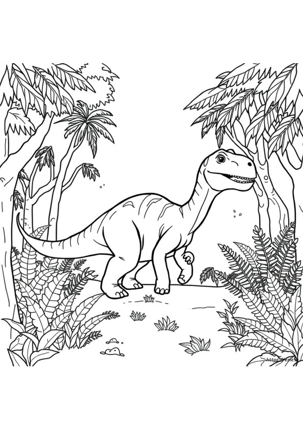 Dinoszaurusz Színező Oldalak
