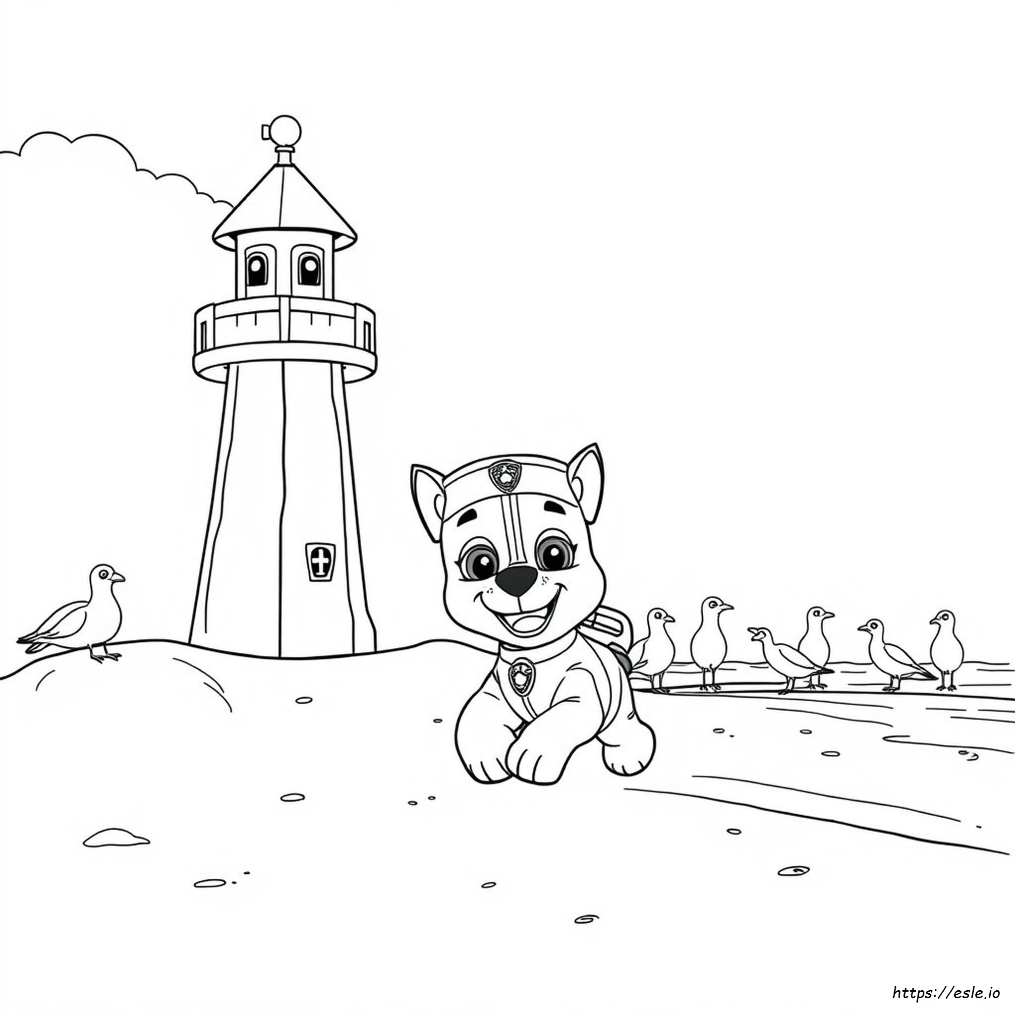 Zuma Paw Patrol Boyama Sayfası