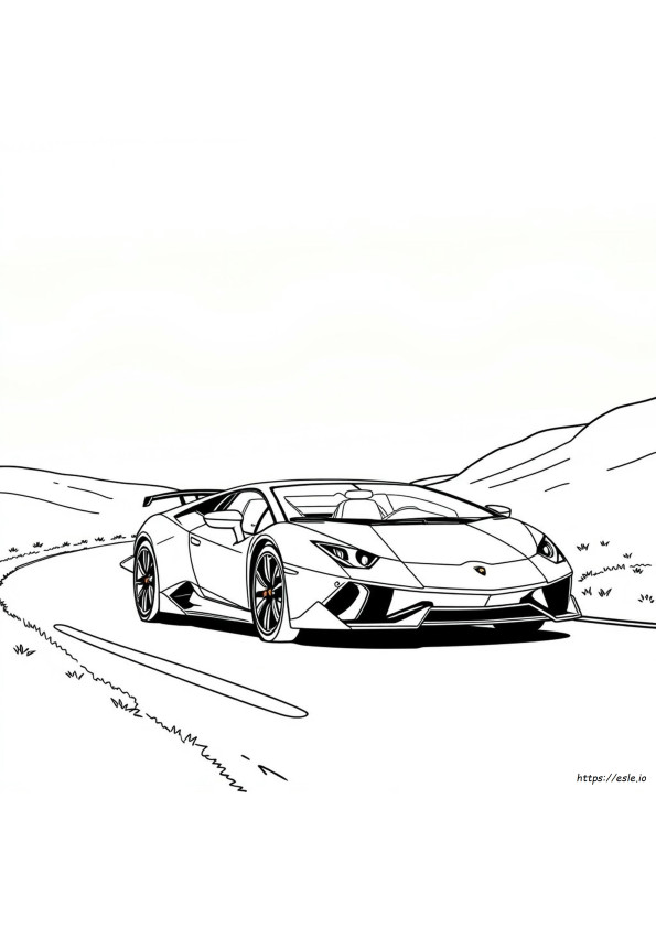 Kolorowanki Lamborghini Do Druku