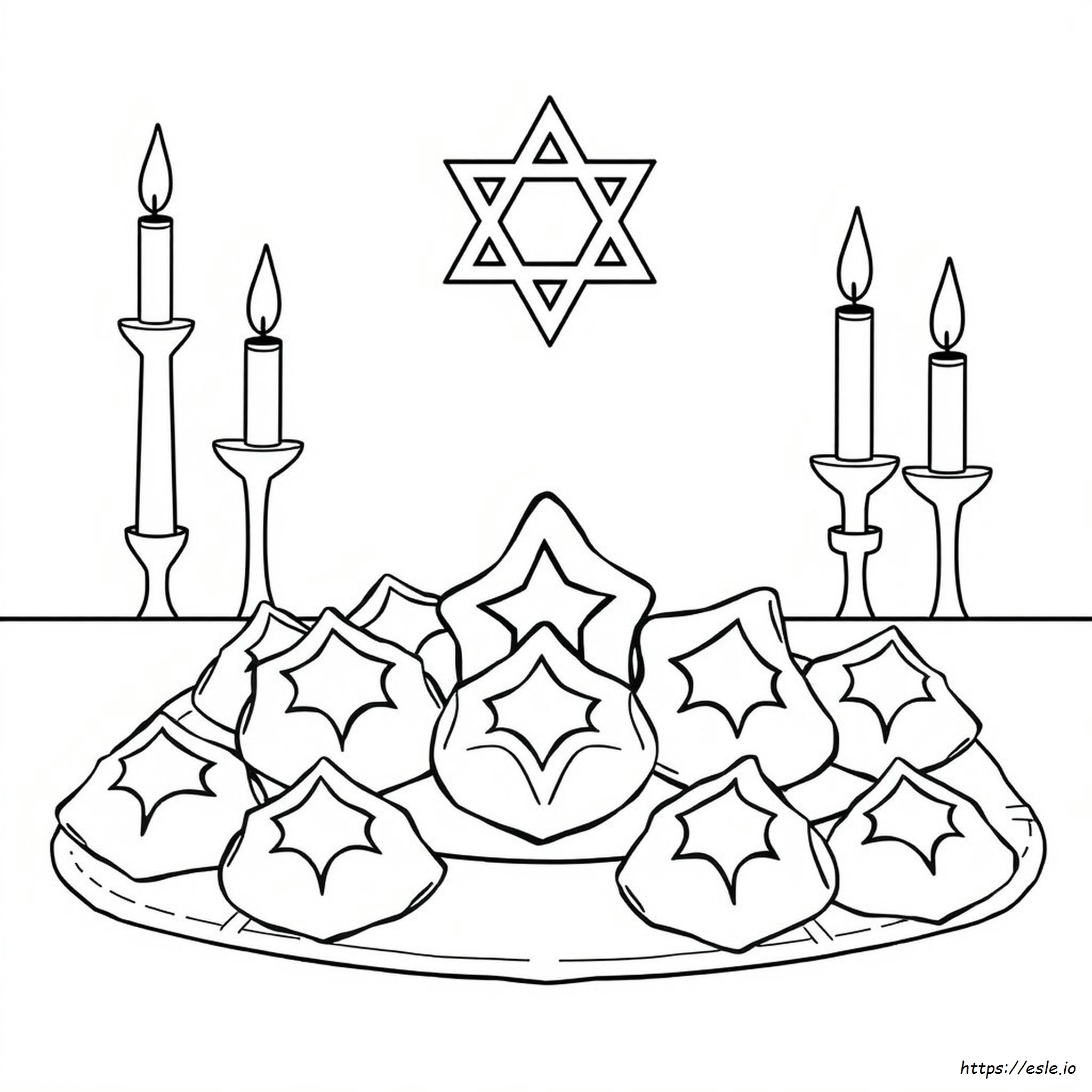 Hamentaschen Da Colorare