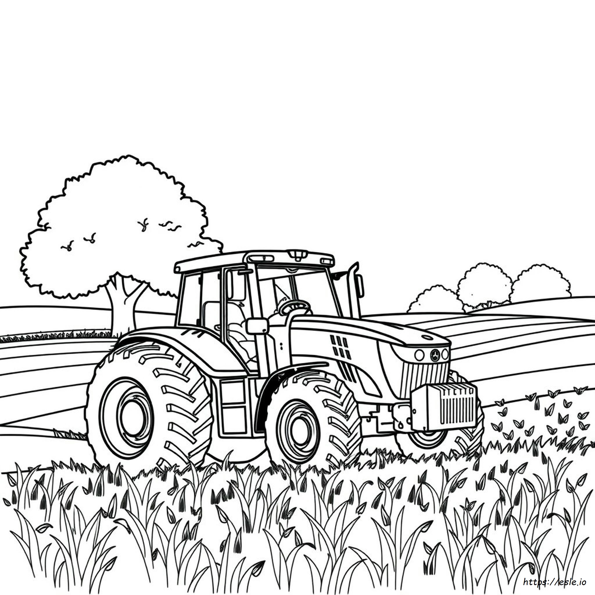 Kolorowanki John Deere Do Druku