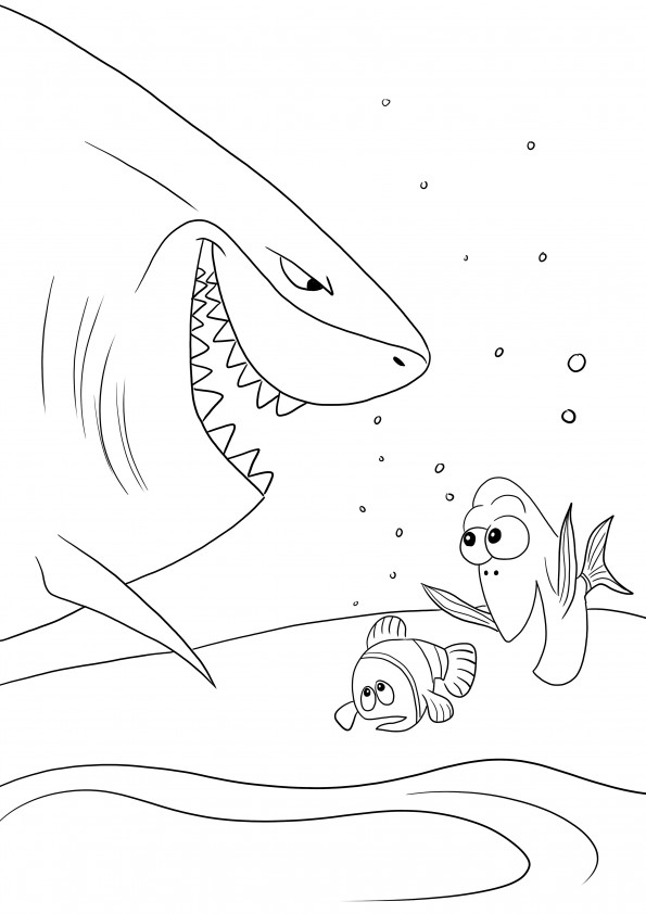 Bruce-Dory-Nemo se întâlnesc gratuit pentru a imprima sau a salva pentru o imagine ulterioară