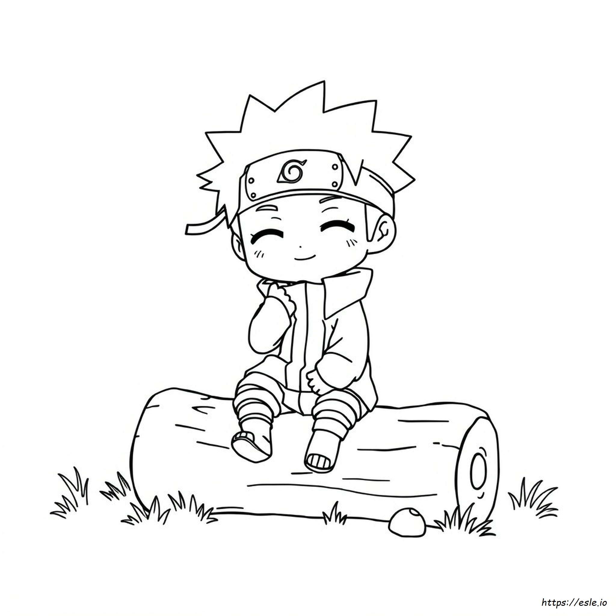 Naruto Chibi Coloring Pages