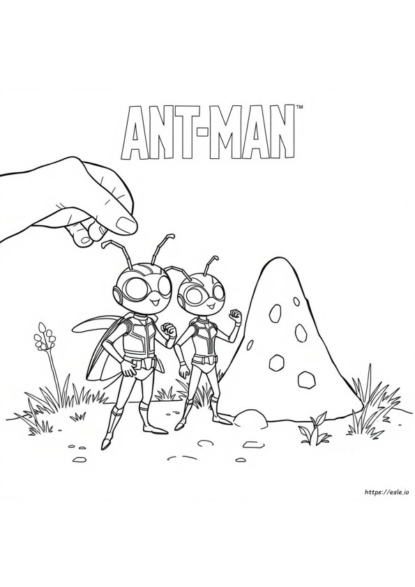 Coloriages Ant Man Gratuits