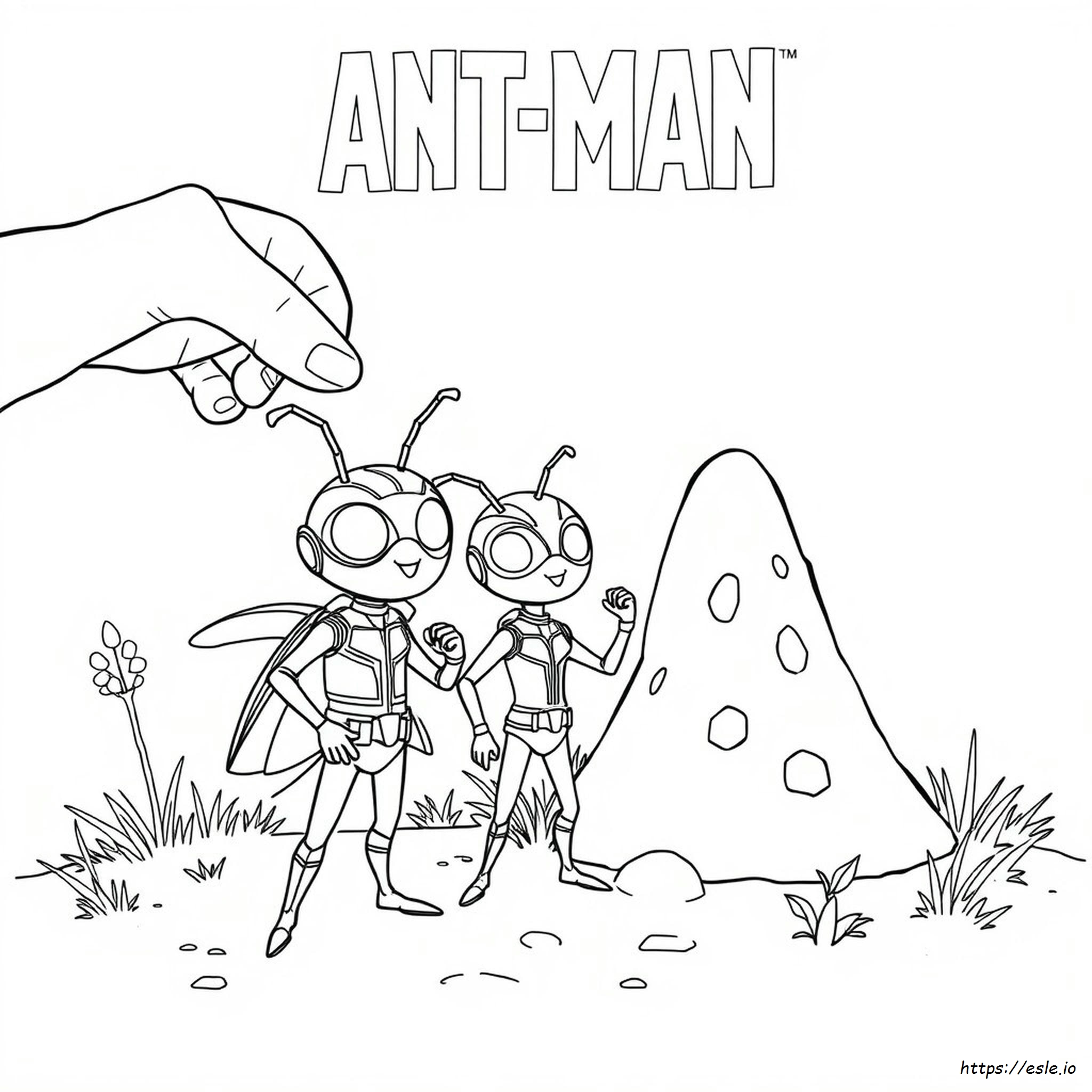 Ant Man Coloring Pages Free