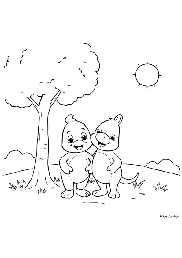 Kolorowanki Toopy I Binoo