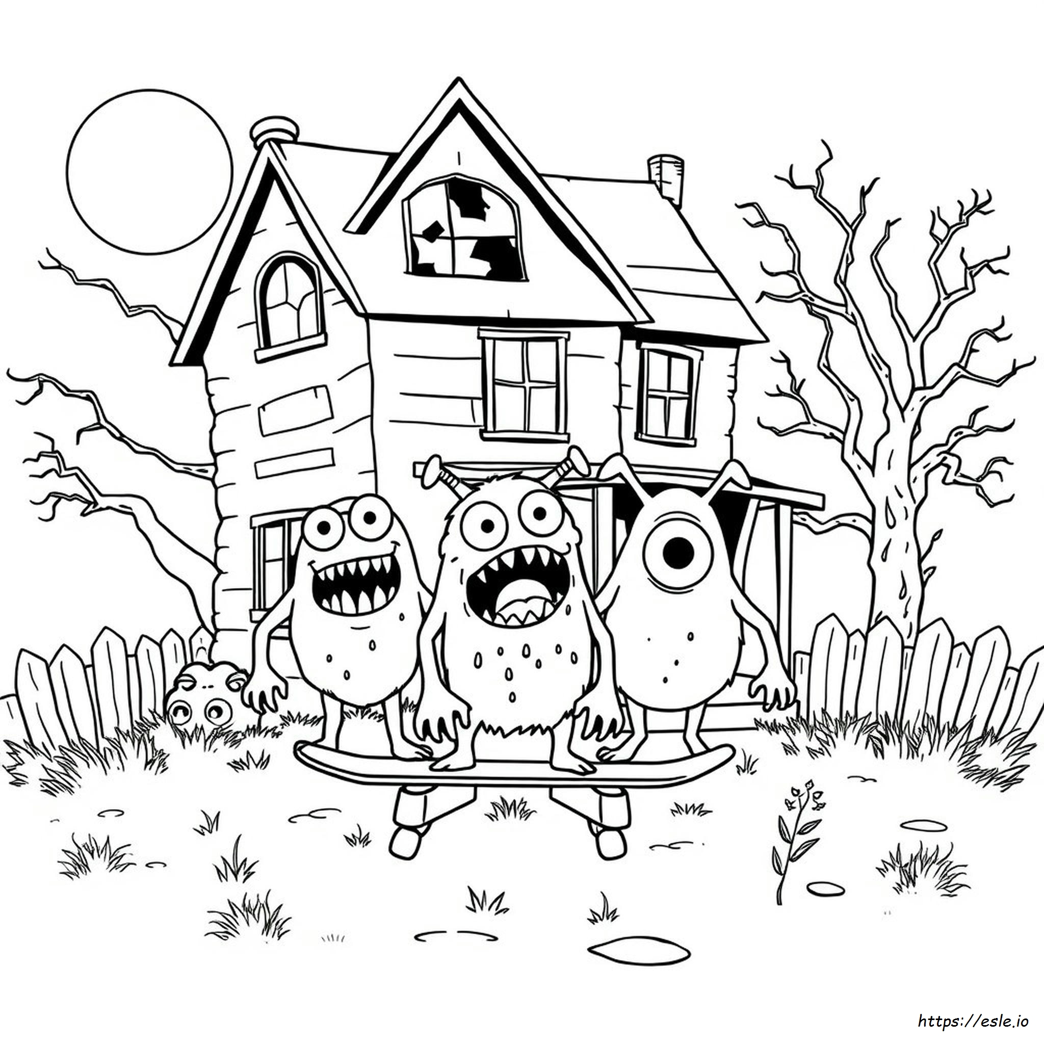 Aaahh Real Monsters Coloring Pages