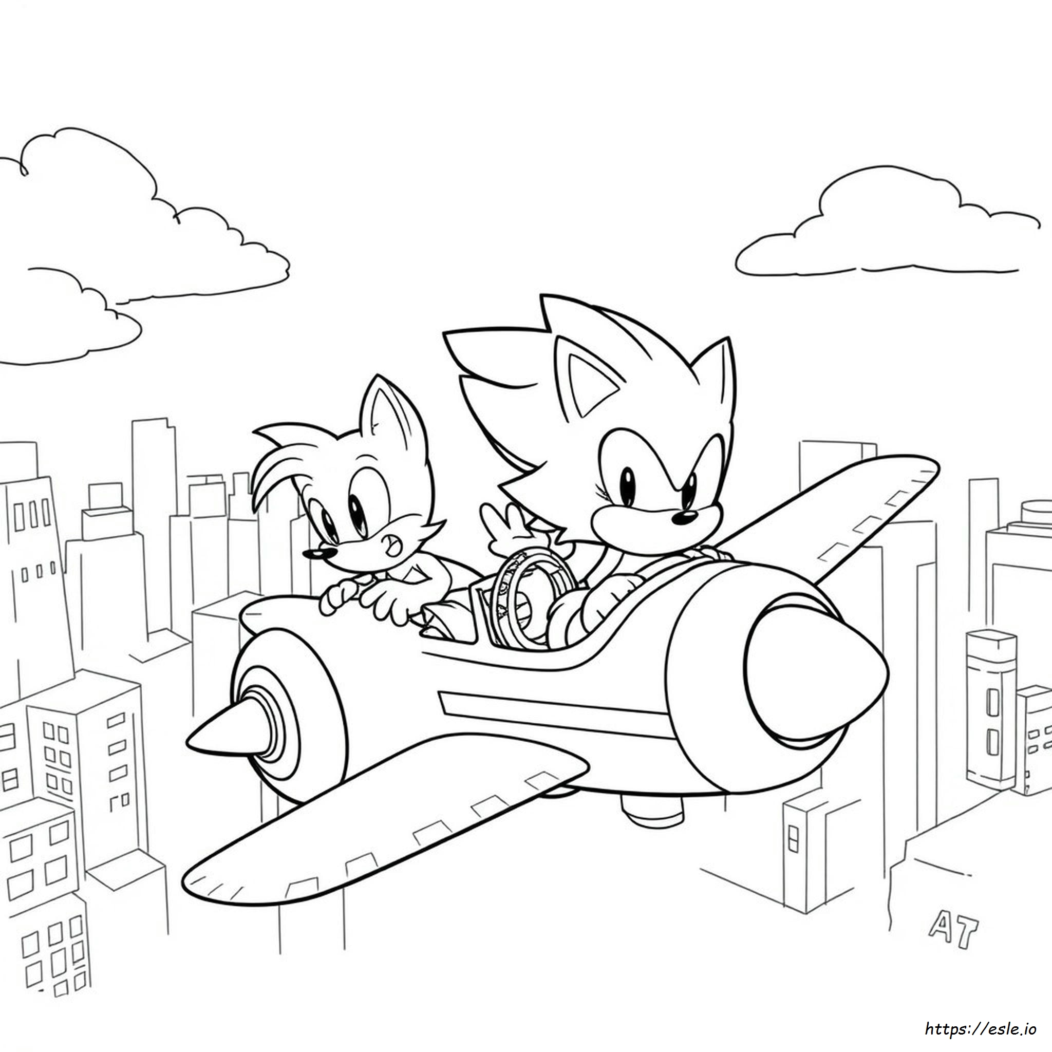 Sonic The Hedgehog 3 Film Ausmalbilder