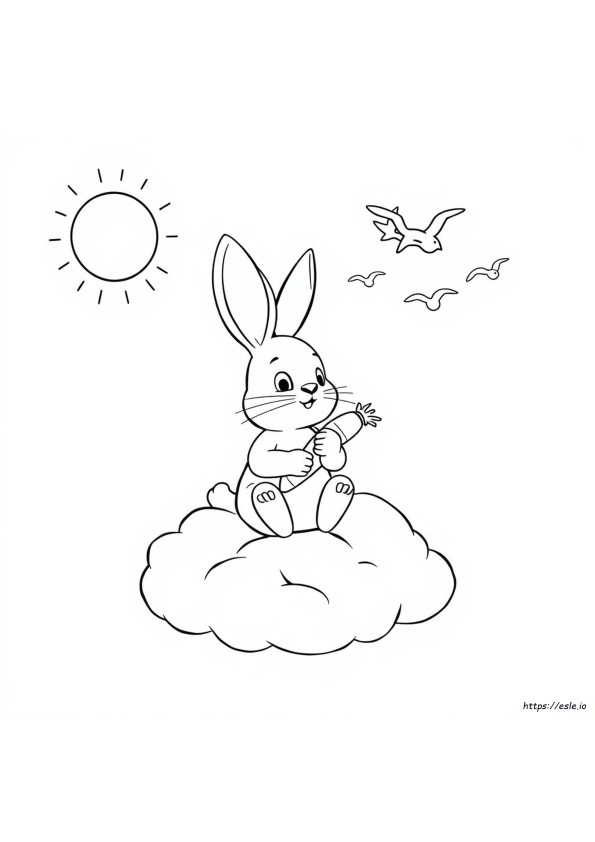 うさぎのぬりえ 無料