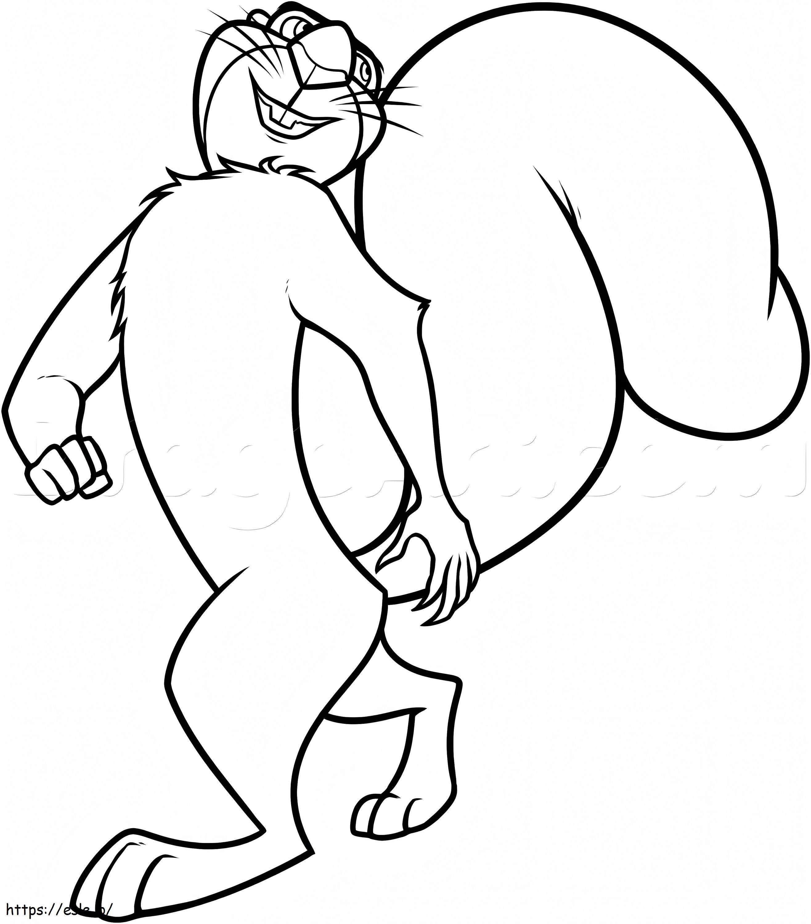 Grayson From The Nut Job coloring page
