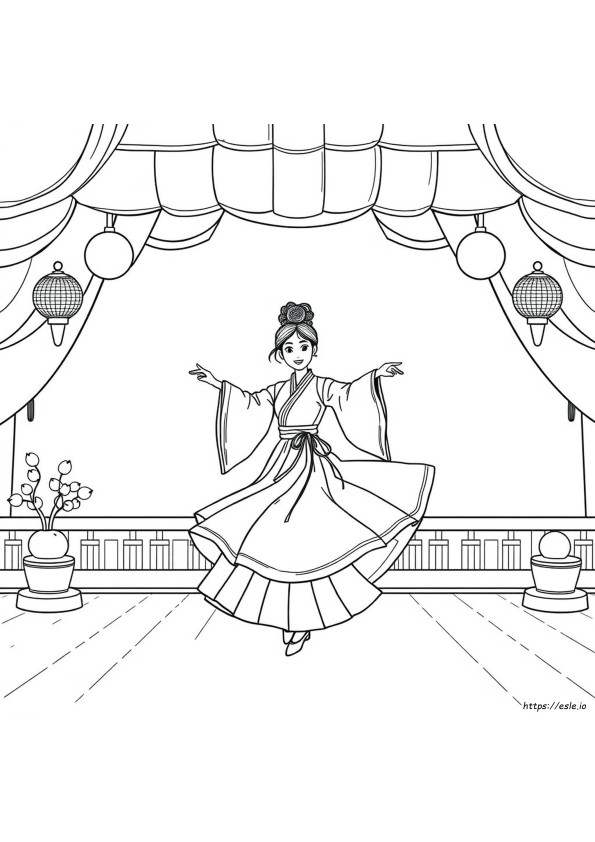 Kolorowanka Hanbok