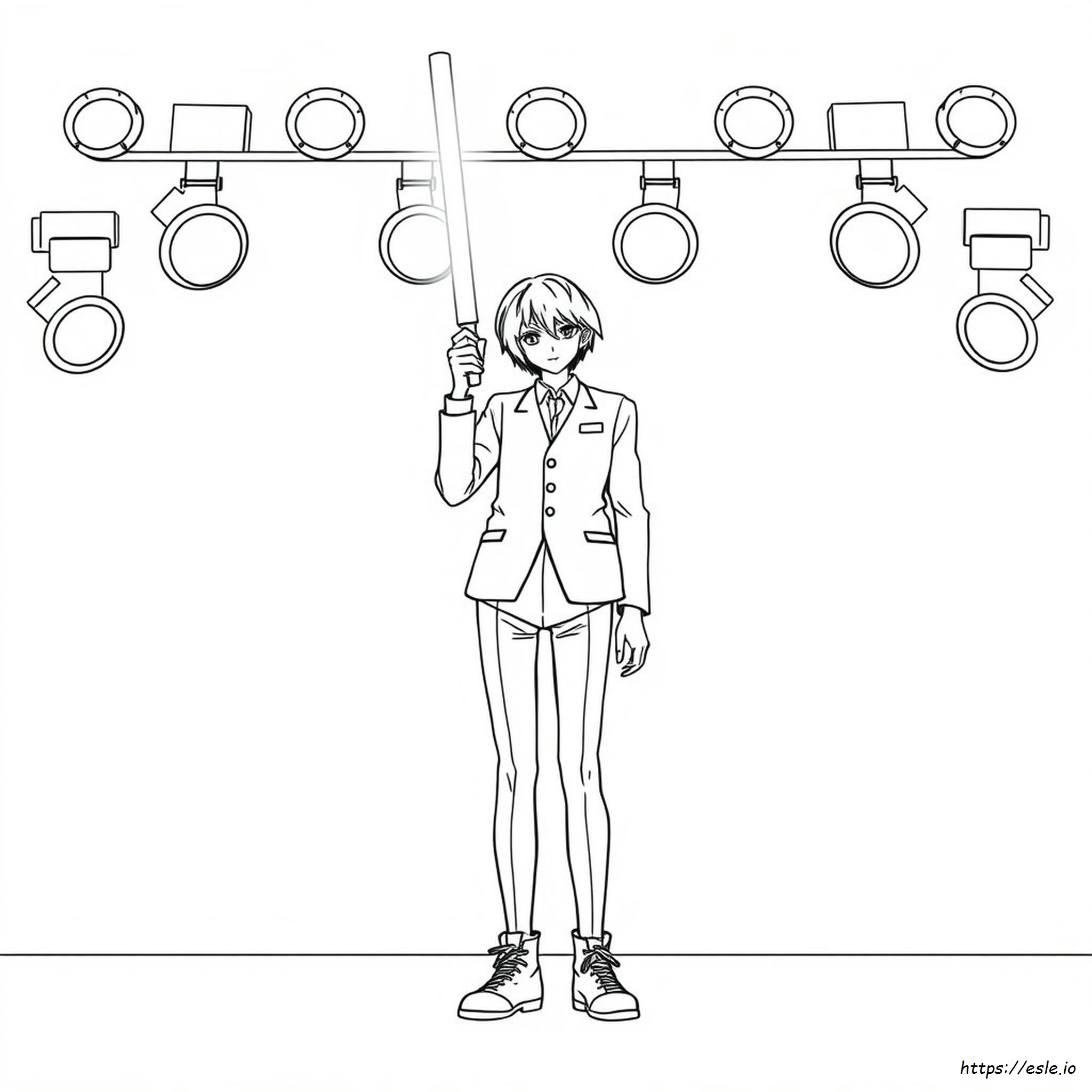 Momo Ayase Coloring Page
