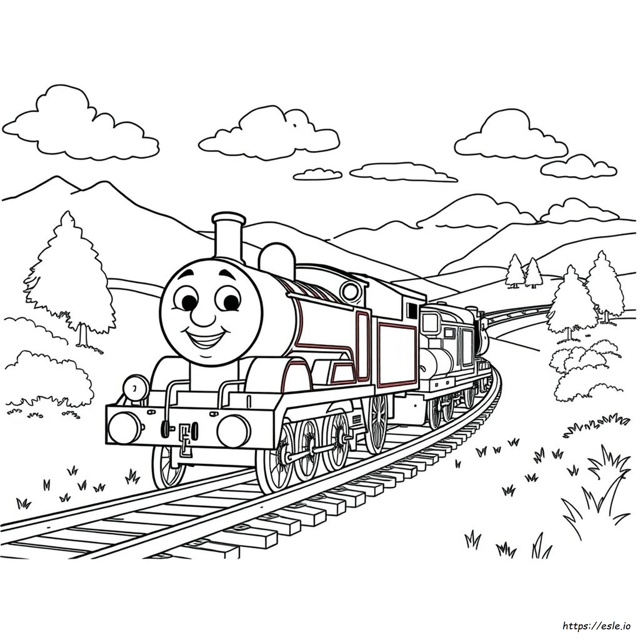 Thomas The Tank Engine Colouring Sheets