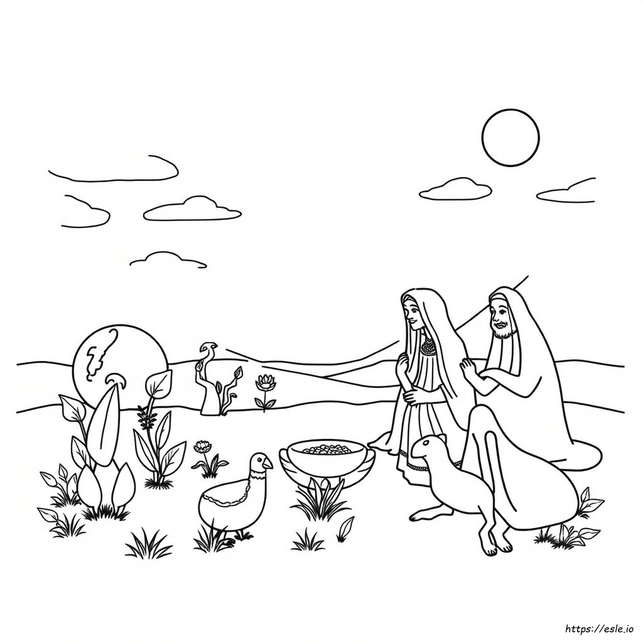 Free Printable 7 Days Of Creation Coloring Pages Pdf