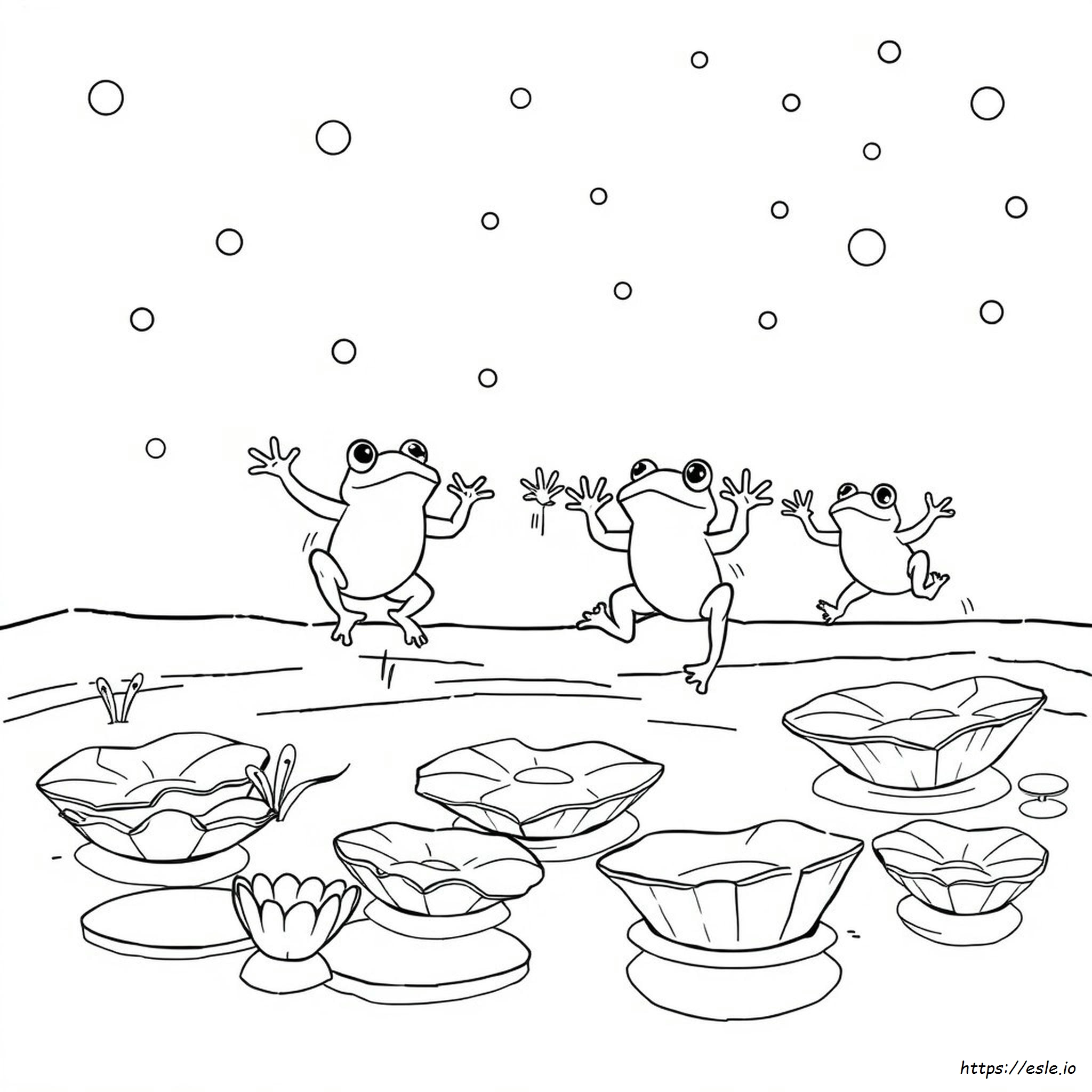 Frosty Colouring Pages
