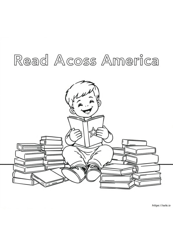Coloriage Read Across America 2024