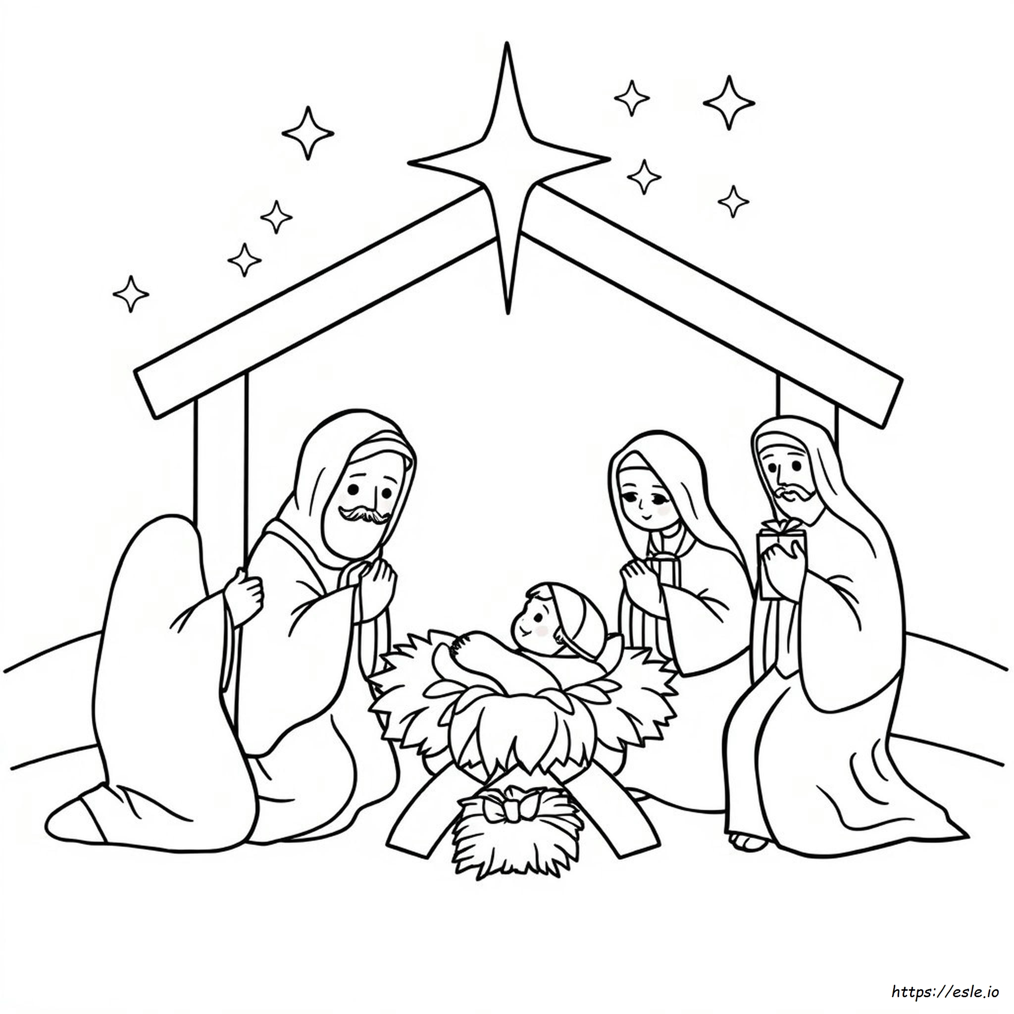 Christian Coloring Pages For Christmas Printable