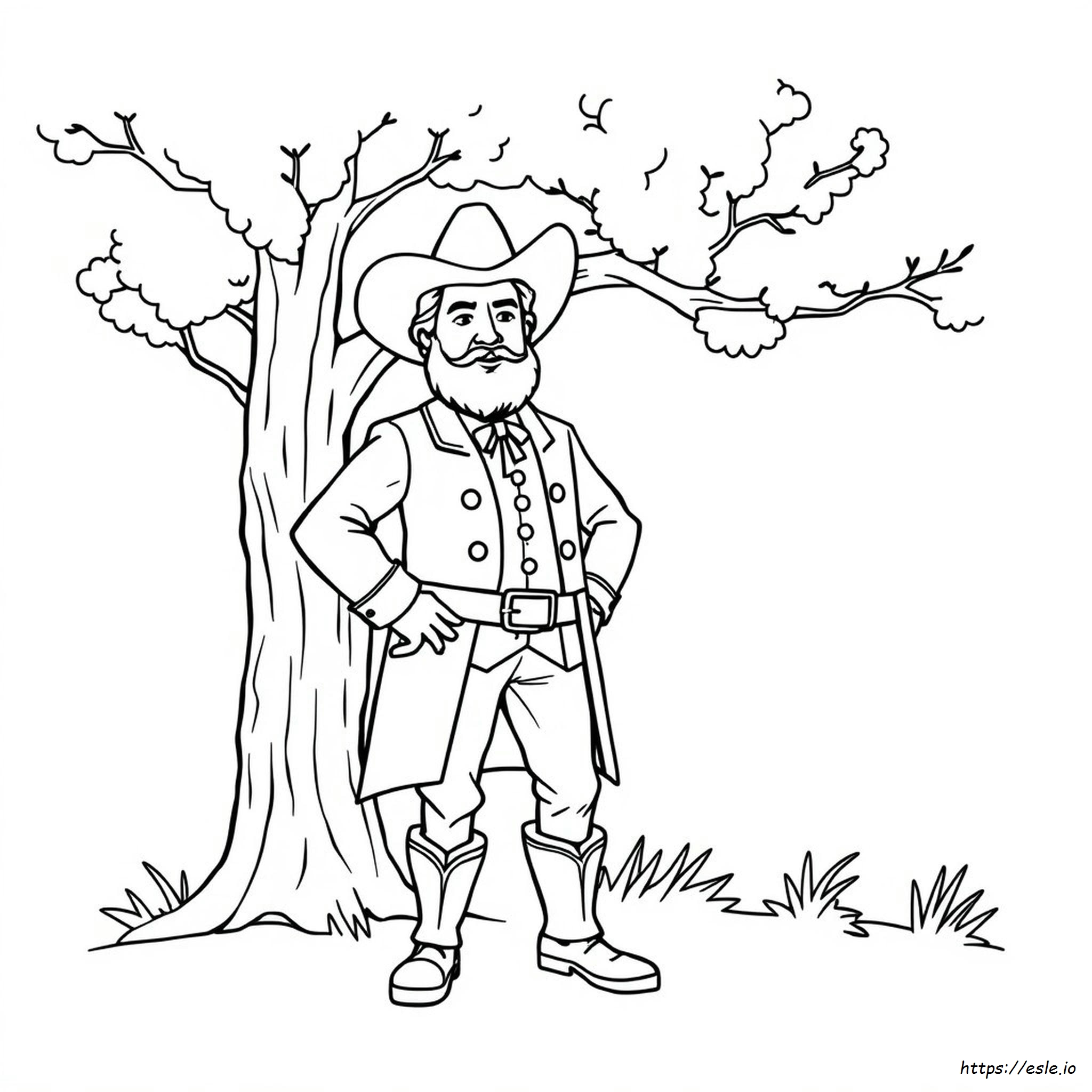Sam Houston Värityskuva