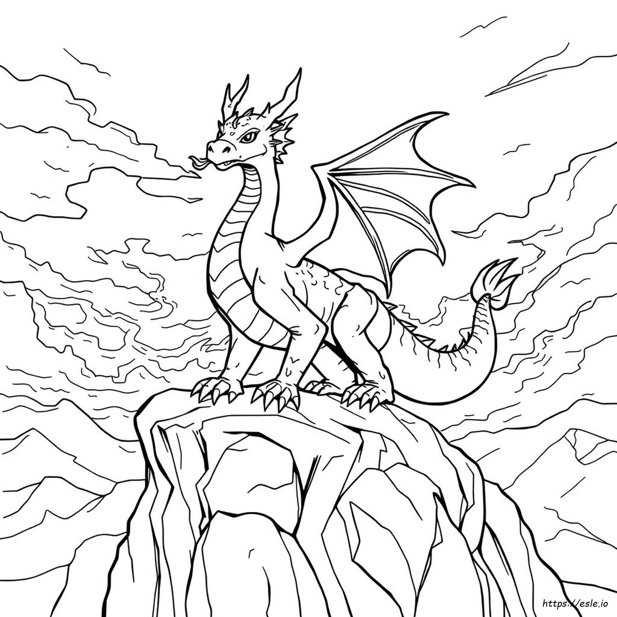 Hydra Dragon Coloring Pages