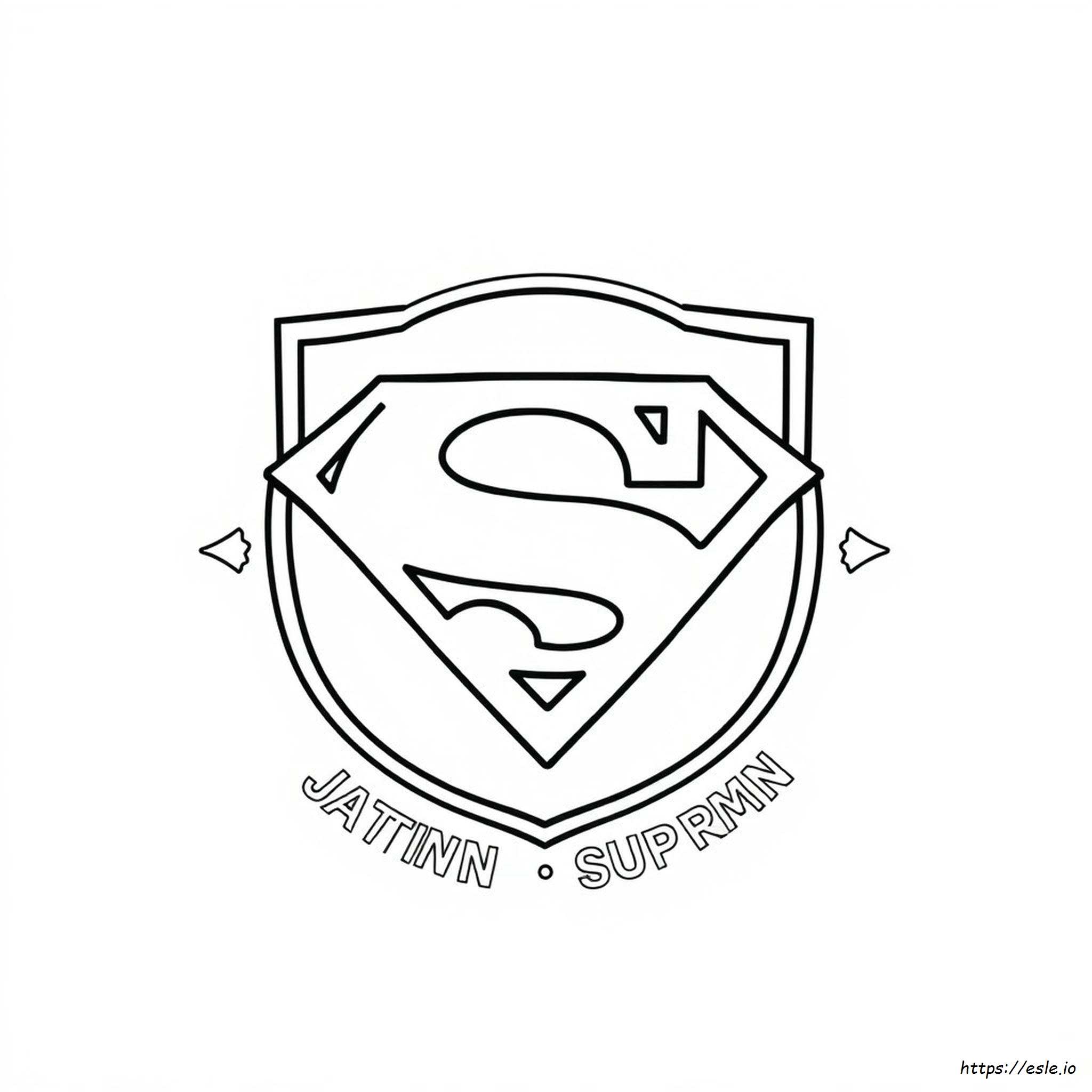 Justice League Logo Coloring Pages