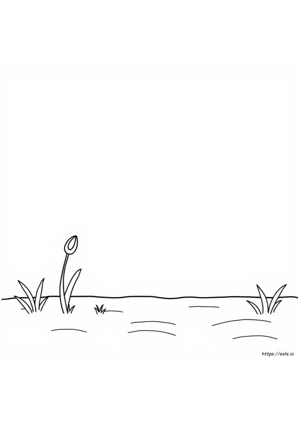 Imagem Roxa Simples Para Colorir