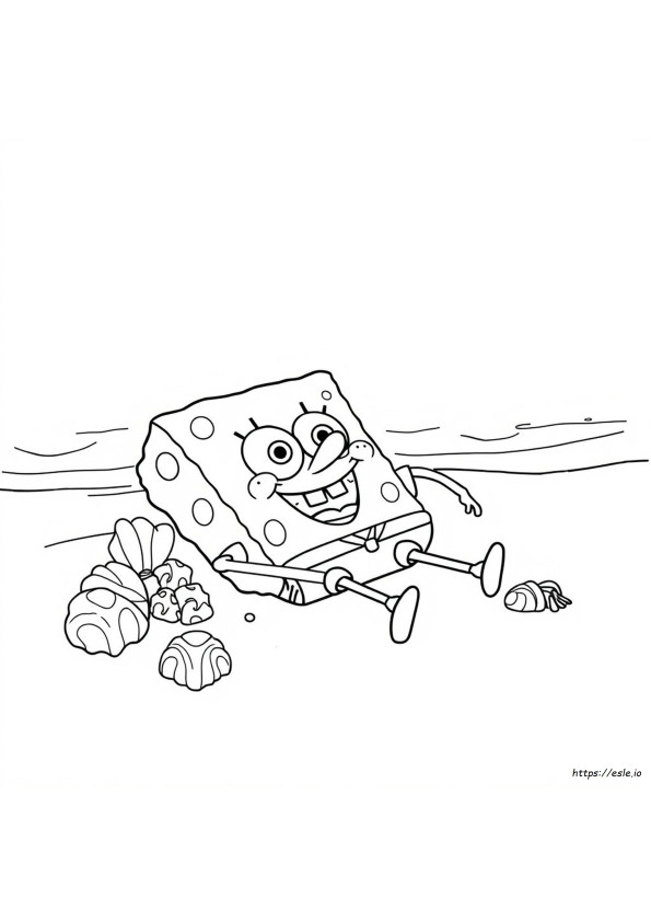 Bob Esponja: Un Héroe Fuera Del Agua Páginas Para Colorear