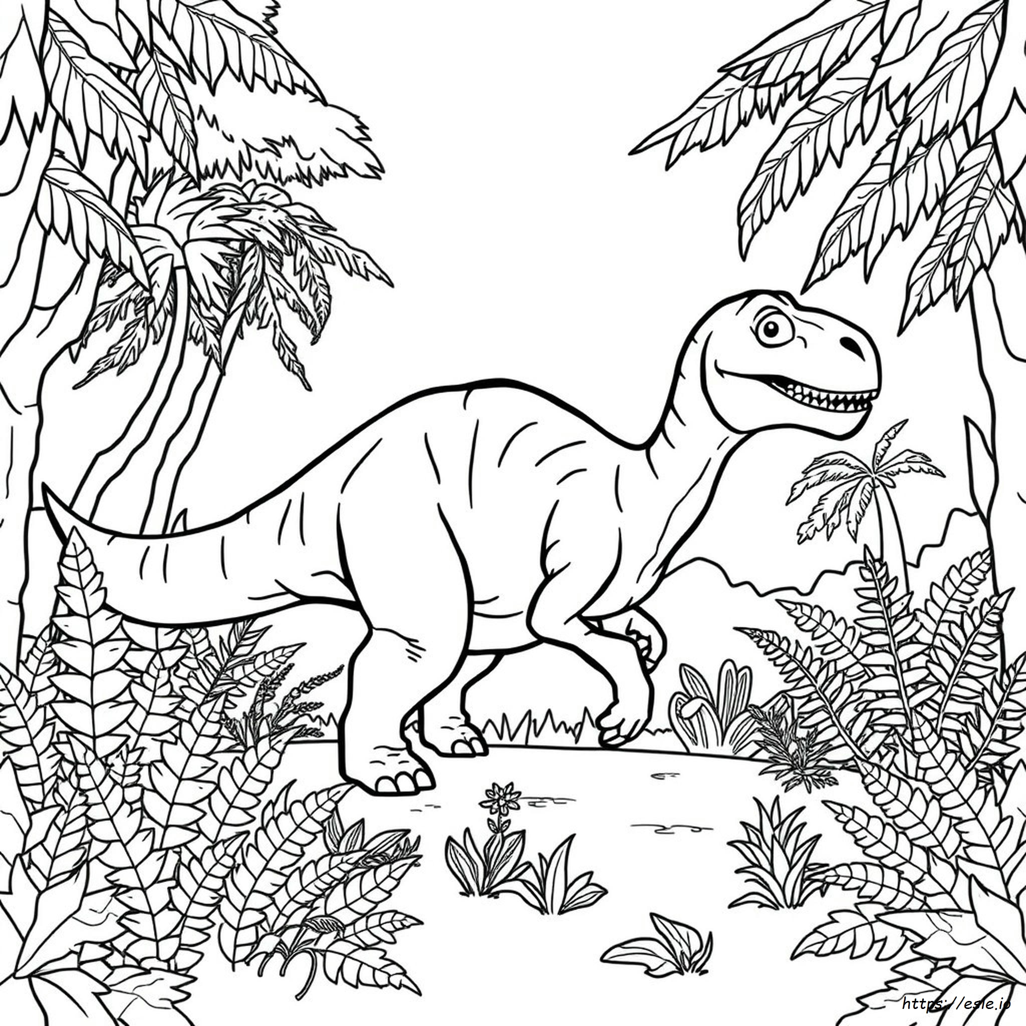 Dinosaurusten Värityskuvat Aikuisille