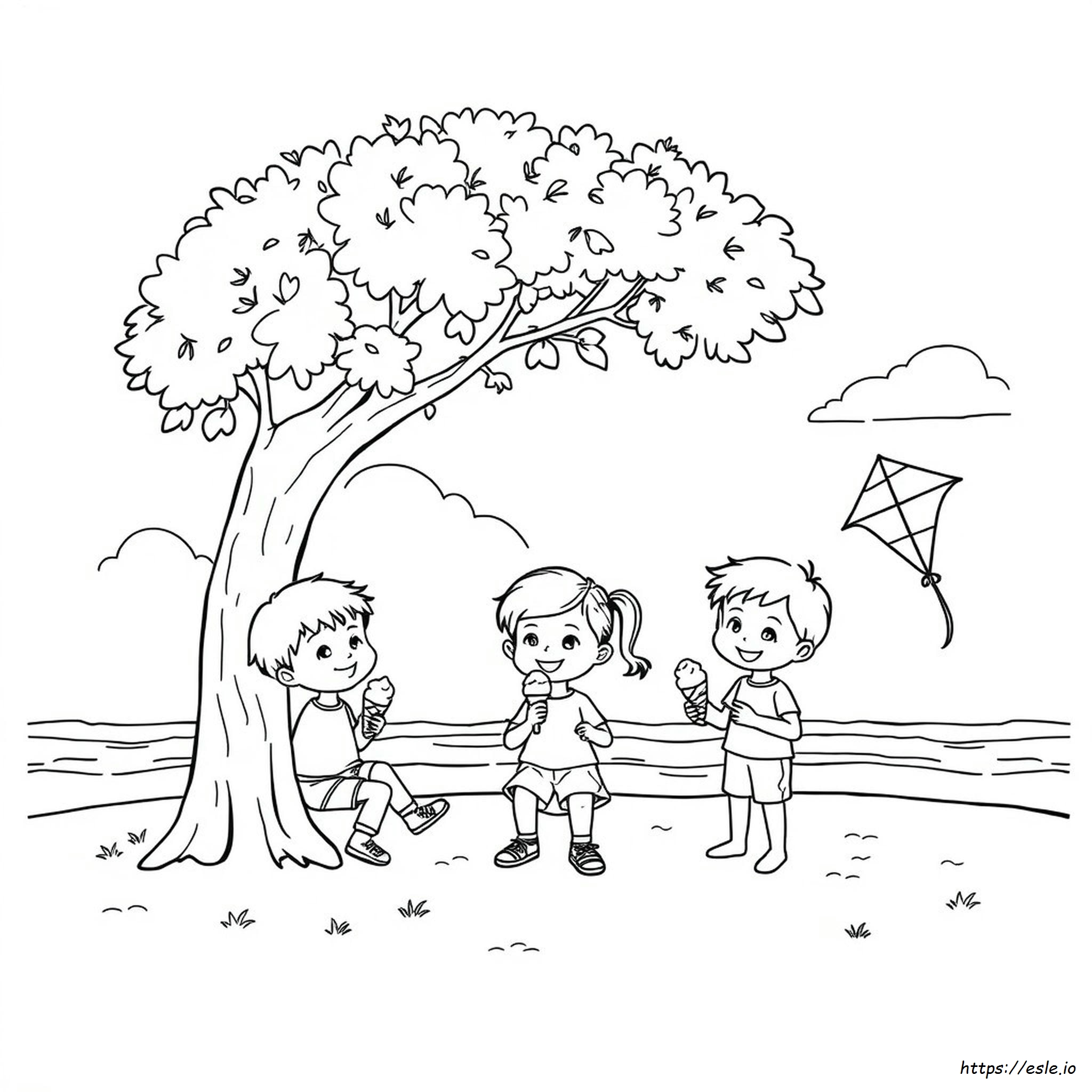 Preschool Coloring Pages For Summer
