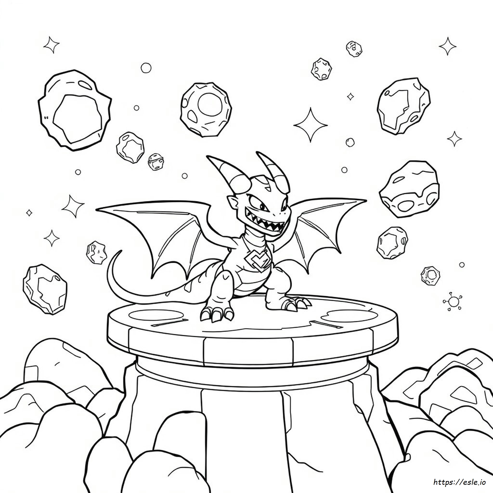Brawl Stars Coloring Draco