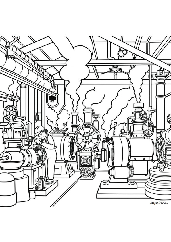 Coloriages Révolution Industrielle