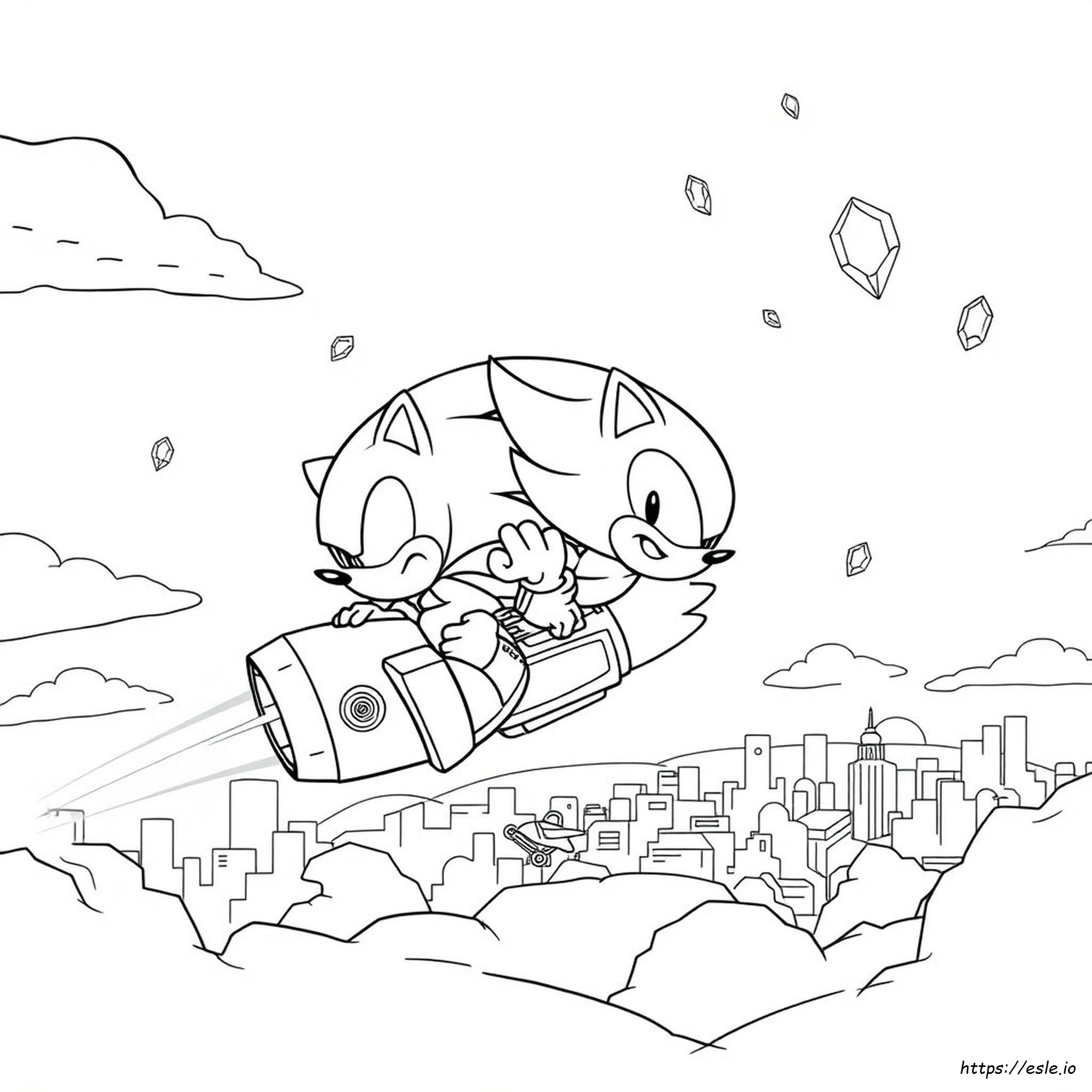 Metal Tails Sonic Ausmalbilder