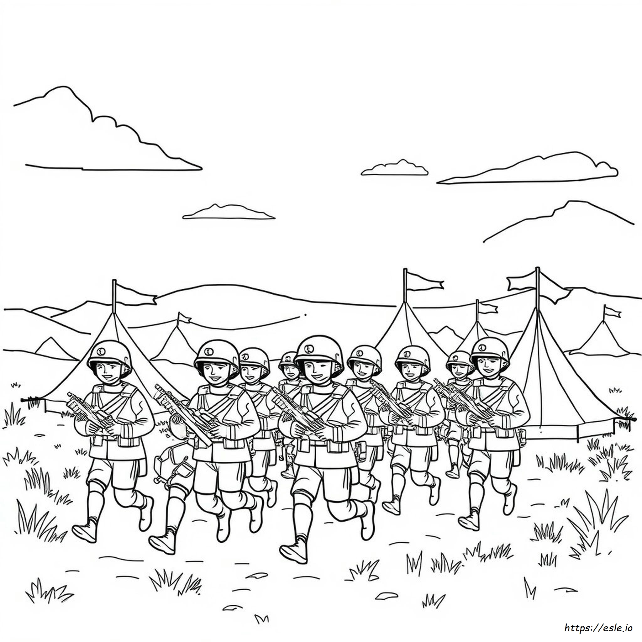 Military Army Coloring Pages