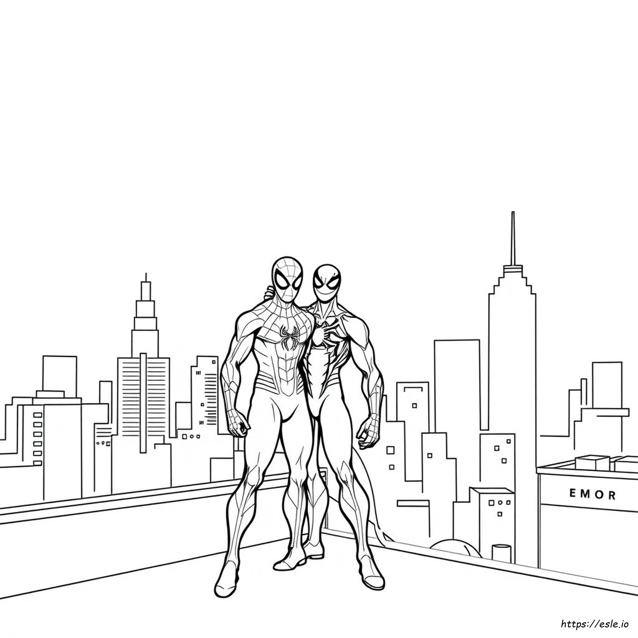 Libro Da Colorare Spider-Man Venom Disegni Da Colorare