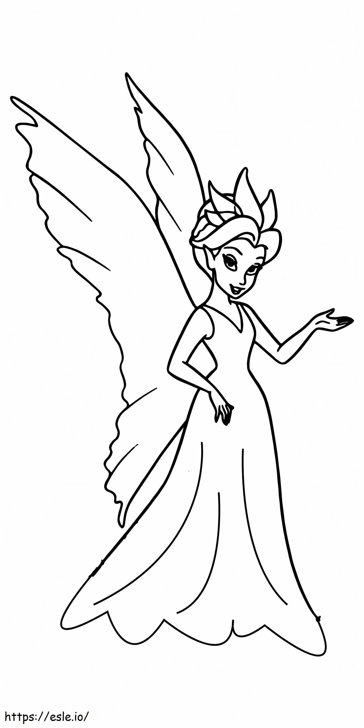 Fairy Princess Printable 8 coloring page