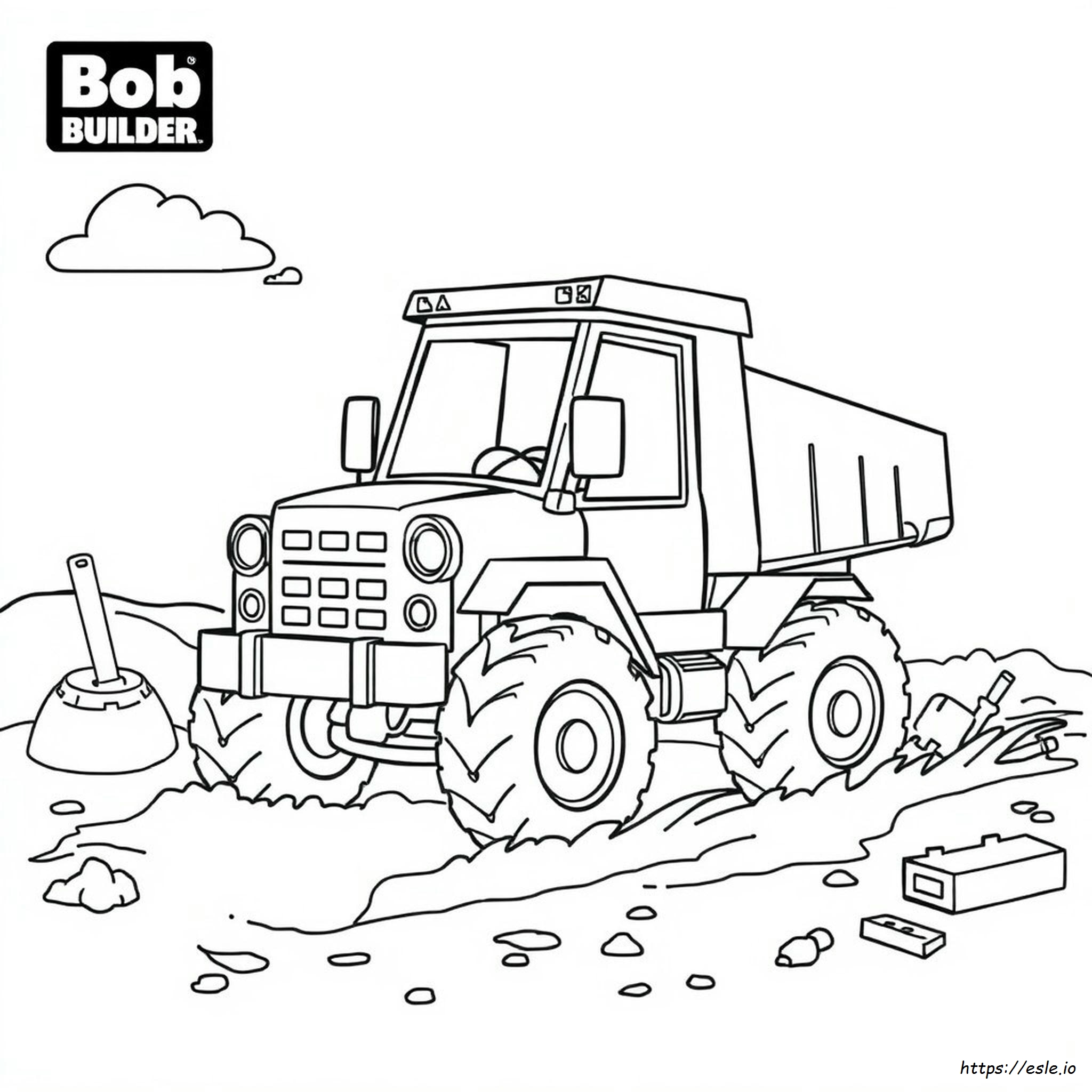 Bob The Builder Muck Coloring Pages