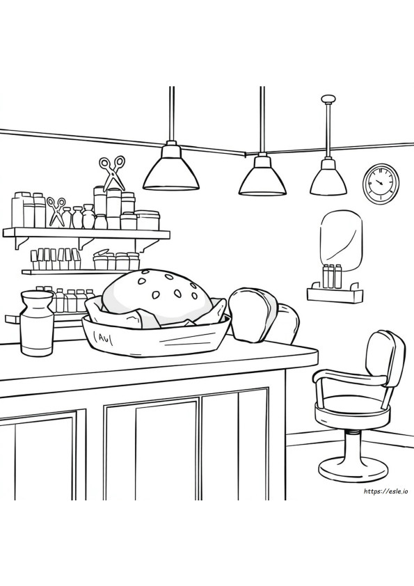 Coloriages Pain Barbier Coloriages À Imprimer