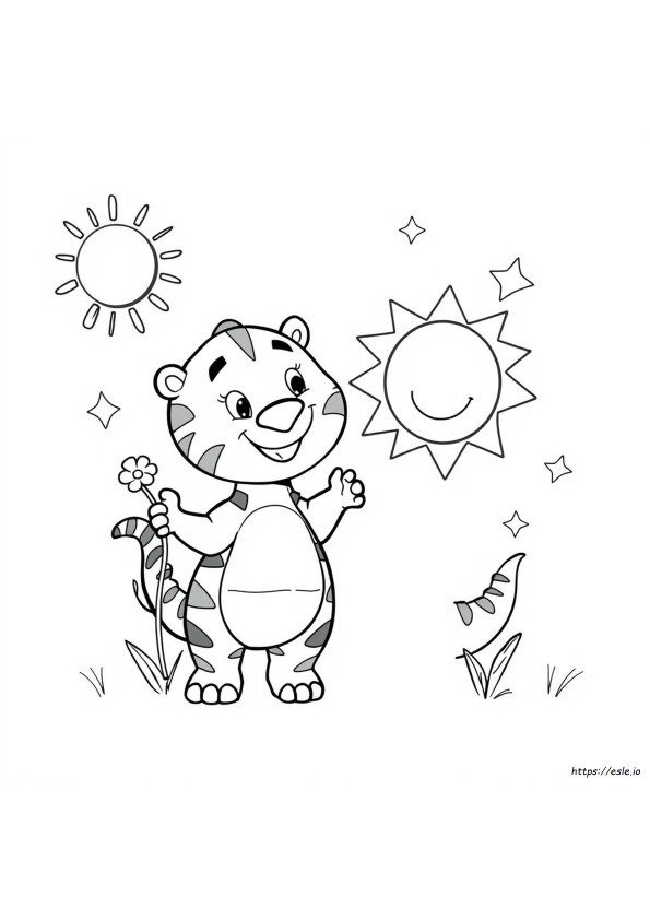 Páginas Para Colorear De Daniel Tigre En Pdf
