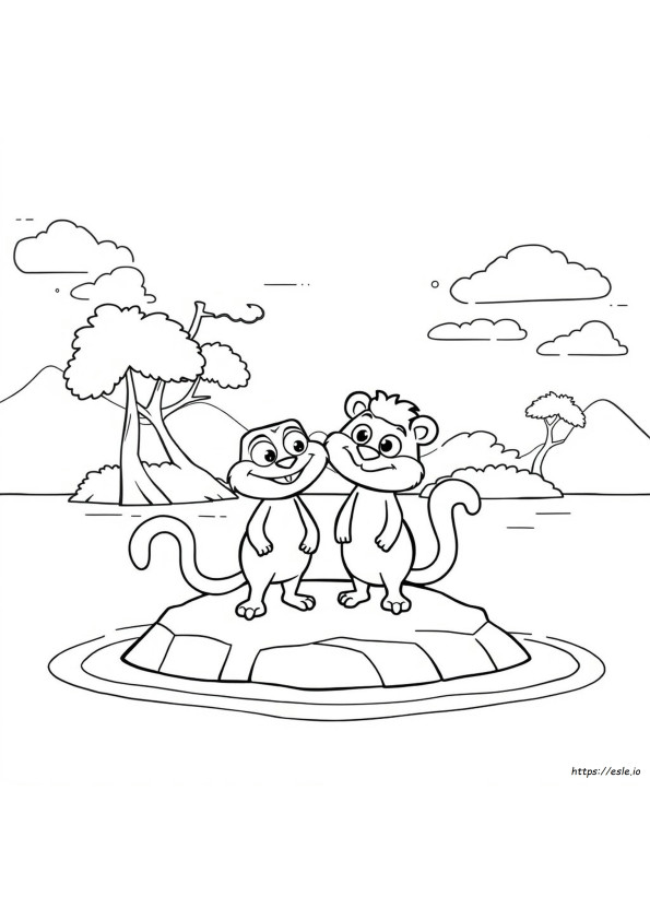 Ilmaiset Wild Kratts Värityskuvat