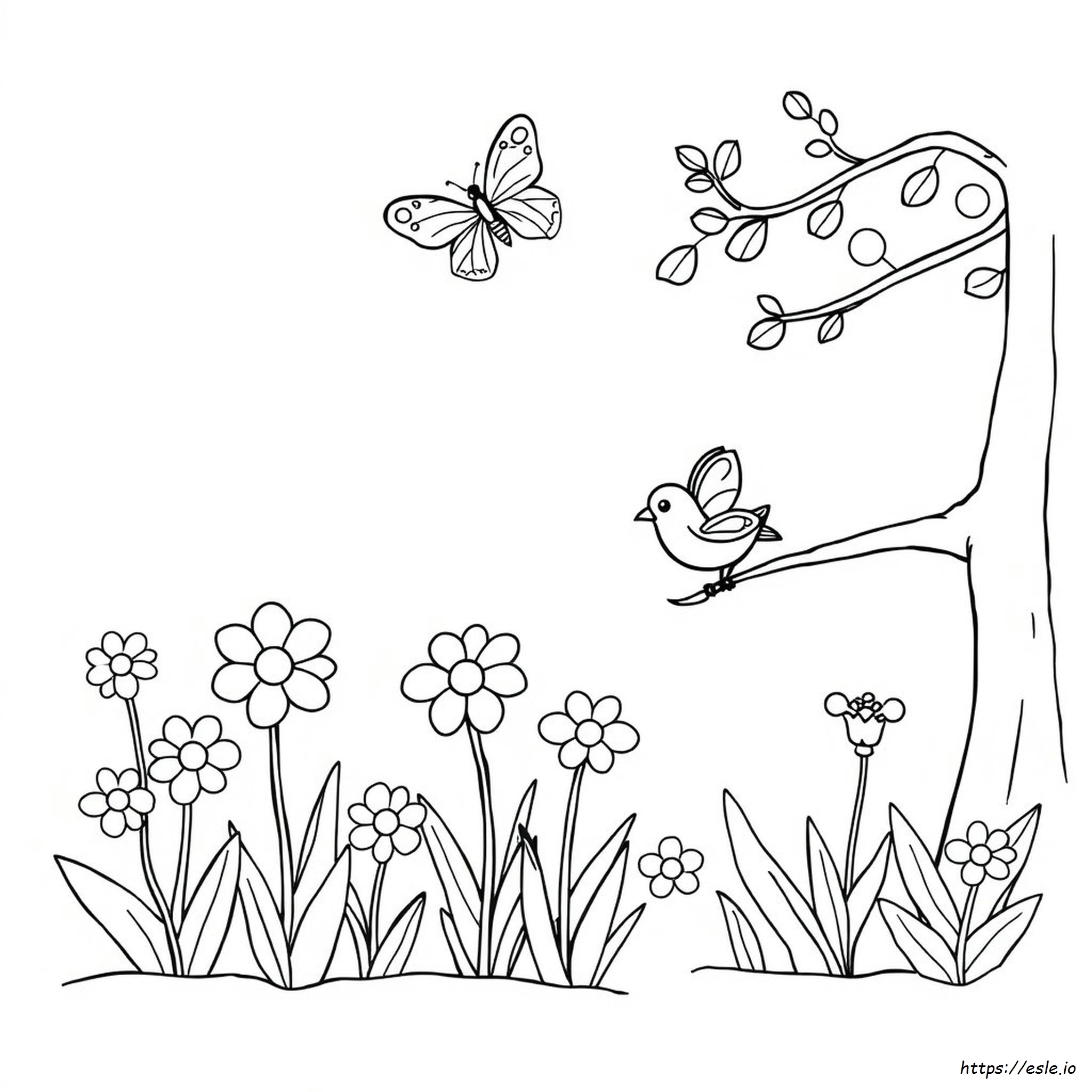 Garden Coloring Pages Preschool
