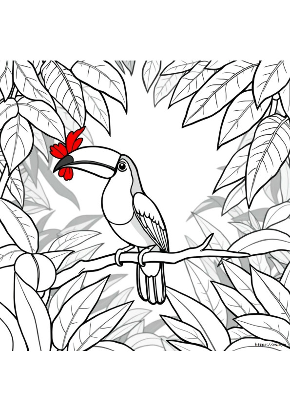 Coloriage Toucan