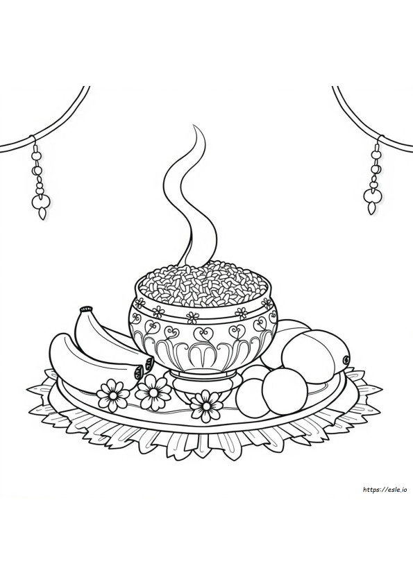 Kolorowanki Pongal