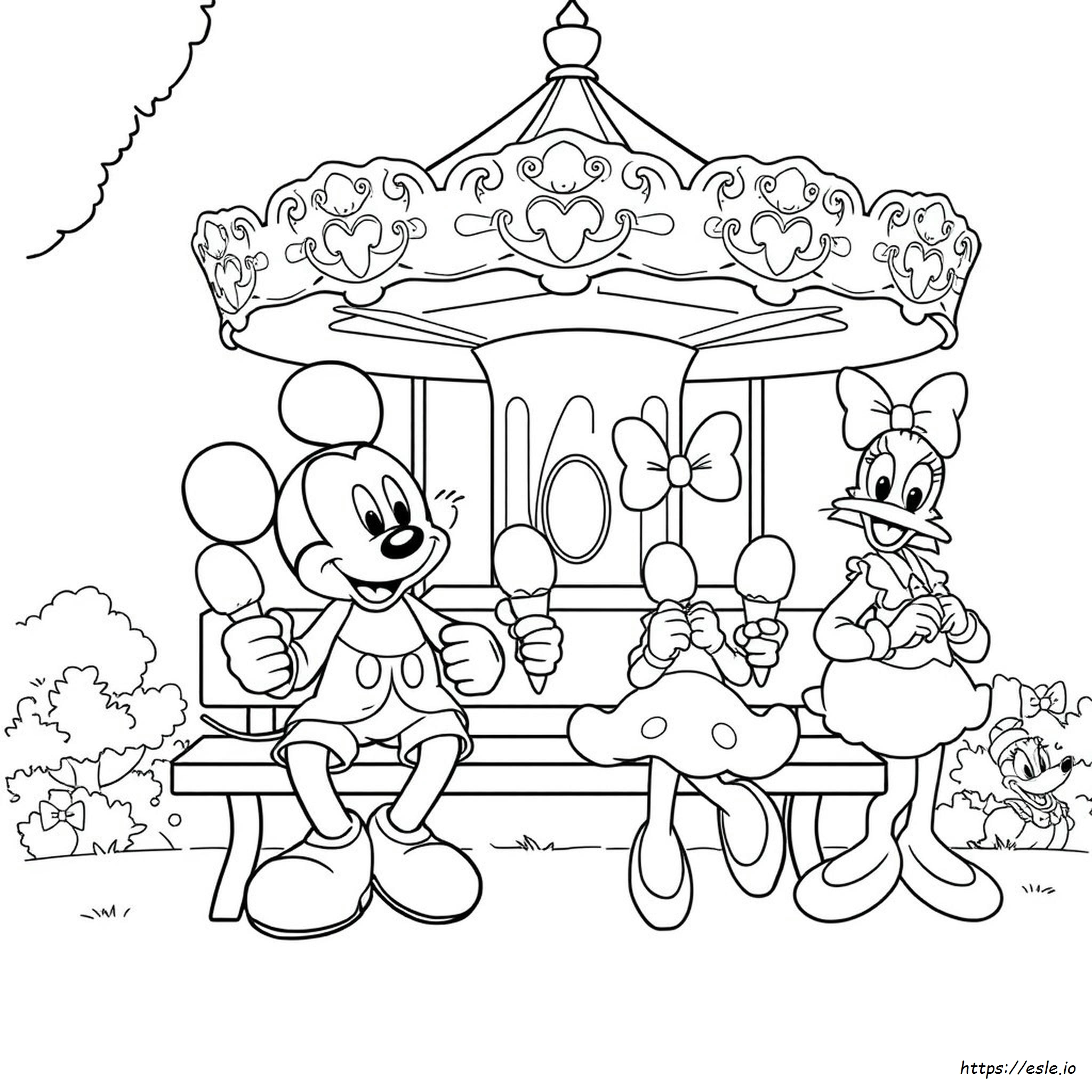 Einfache Disney-Charaktere Ausmalbilder