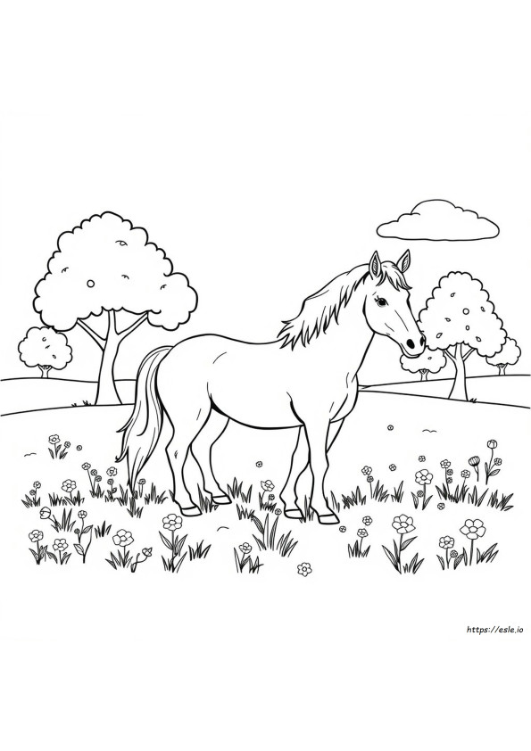 Free Coloring Pages Of Horses To Print