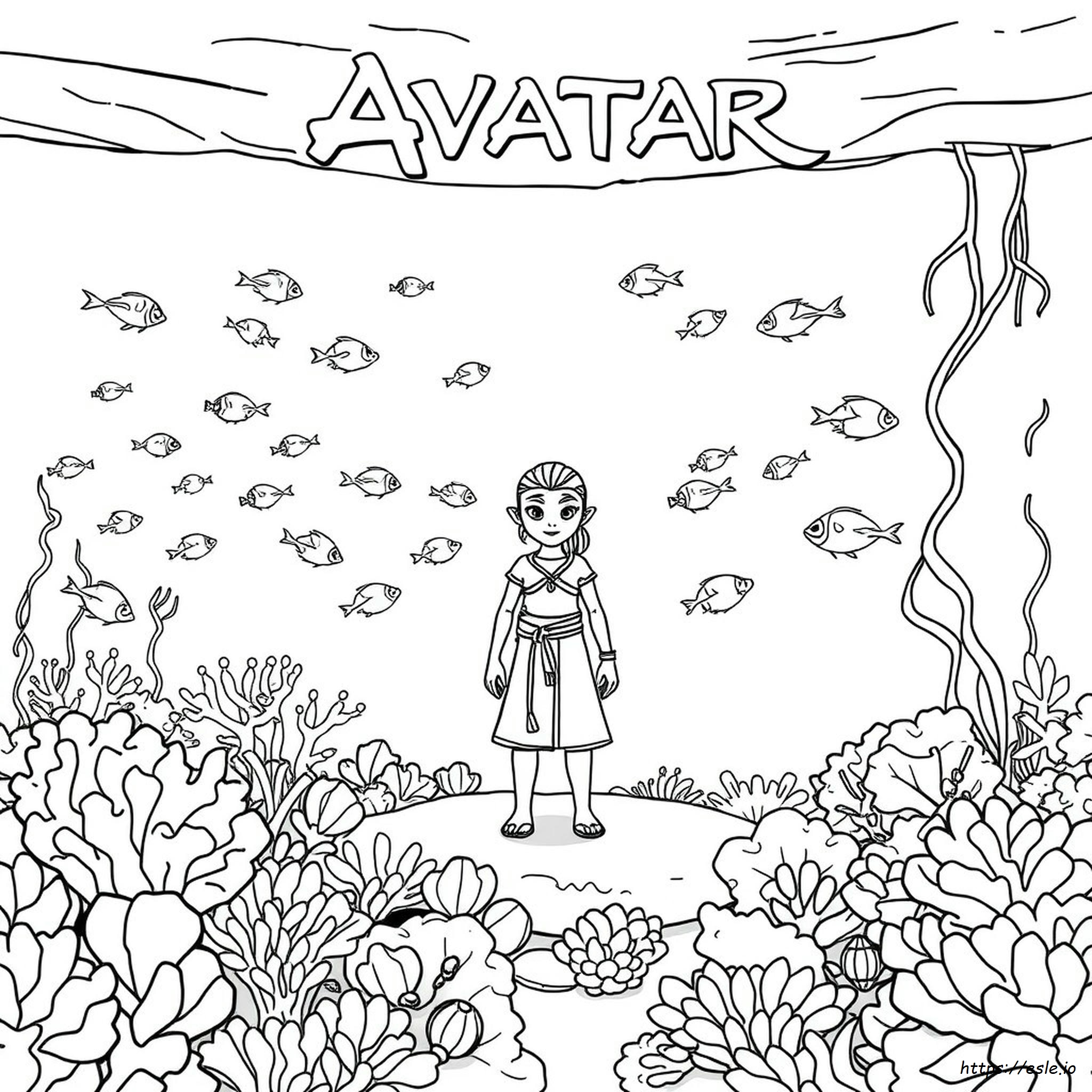 Avatar Way Of Water Coloring Pages
